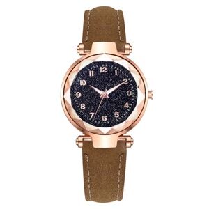 *AOIFE* Brown x Rose Gold Chic Fashion Quartz Watch